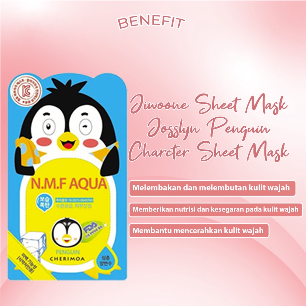 [ SKINHOUSEID ] JIWOONE SHEET MASK - Face Mask Korea - Masker Wajah Termurah Original ber BPOM