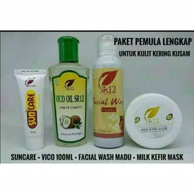 Paket pemula SR12 SKINCARE / paket remaja sr12