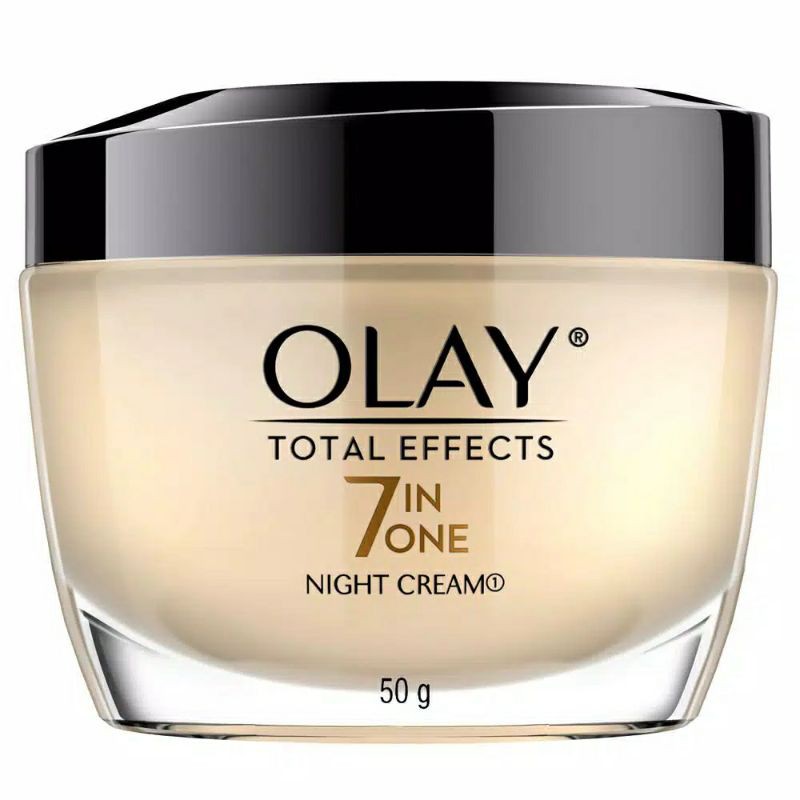 OLAY ANTI AGING PELEMBAB TOTAL EFFECTS NIGHT CREAM 7 IN 1 50GRAM