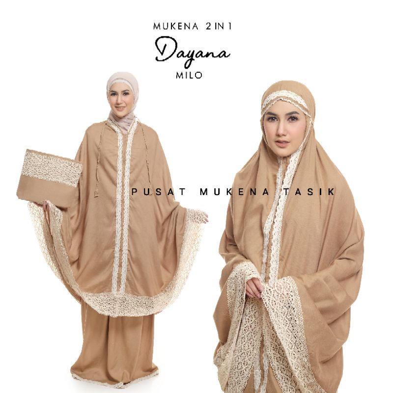 PUSAT GROSIR BELI MUKENA DEWASA 2in1 KATUN RAYON DAYANA | COD BALI AUREL TERMURAH TRAVELLING ADEM