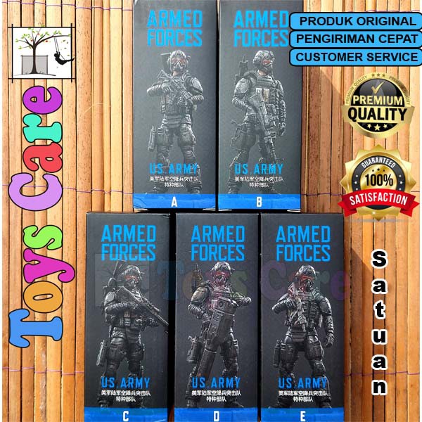 JOYTOY 1/18 ARMED FORCES US ARMY AIRBORNE DIVISION BLACK AIR ASSAULT - ACTION FIGURE 3.75 INCH SKALA