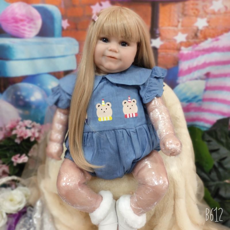 Ready Boneka Reborn Premium 60cm model baru Cantik