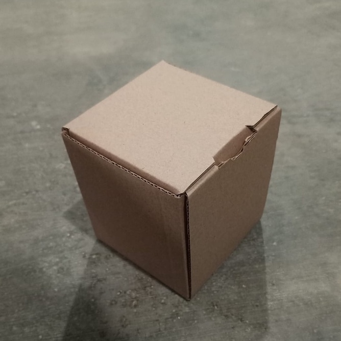 

Kardus karton uk.6,5x6,5x8 cm - Die Cut - botol sambel/ aksesories/dll