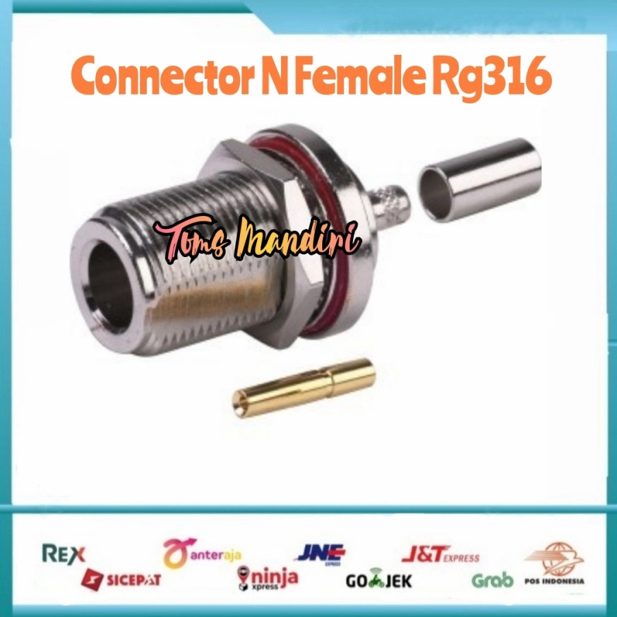 Connector N Female RG316/ Connector N female RG316