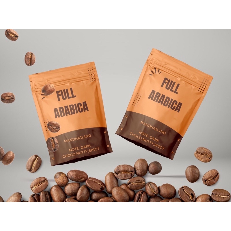 

biji kopi/roasted beans/house blend full arabika Mandailing 1kg