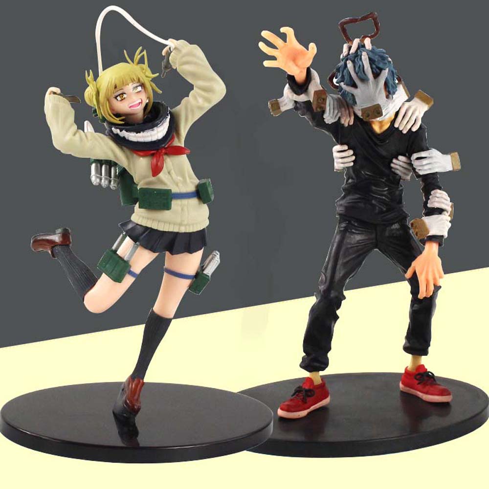 QUINTON Miniatures My Hero Academia Home Ornaments Toy Figures Action Figurine Collection Model Statue Desktop Decorations Himiko Toga Shigaraki Tomura PVC Model Toys