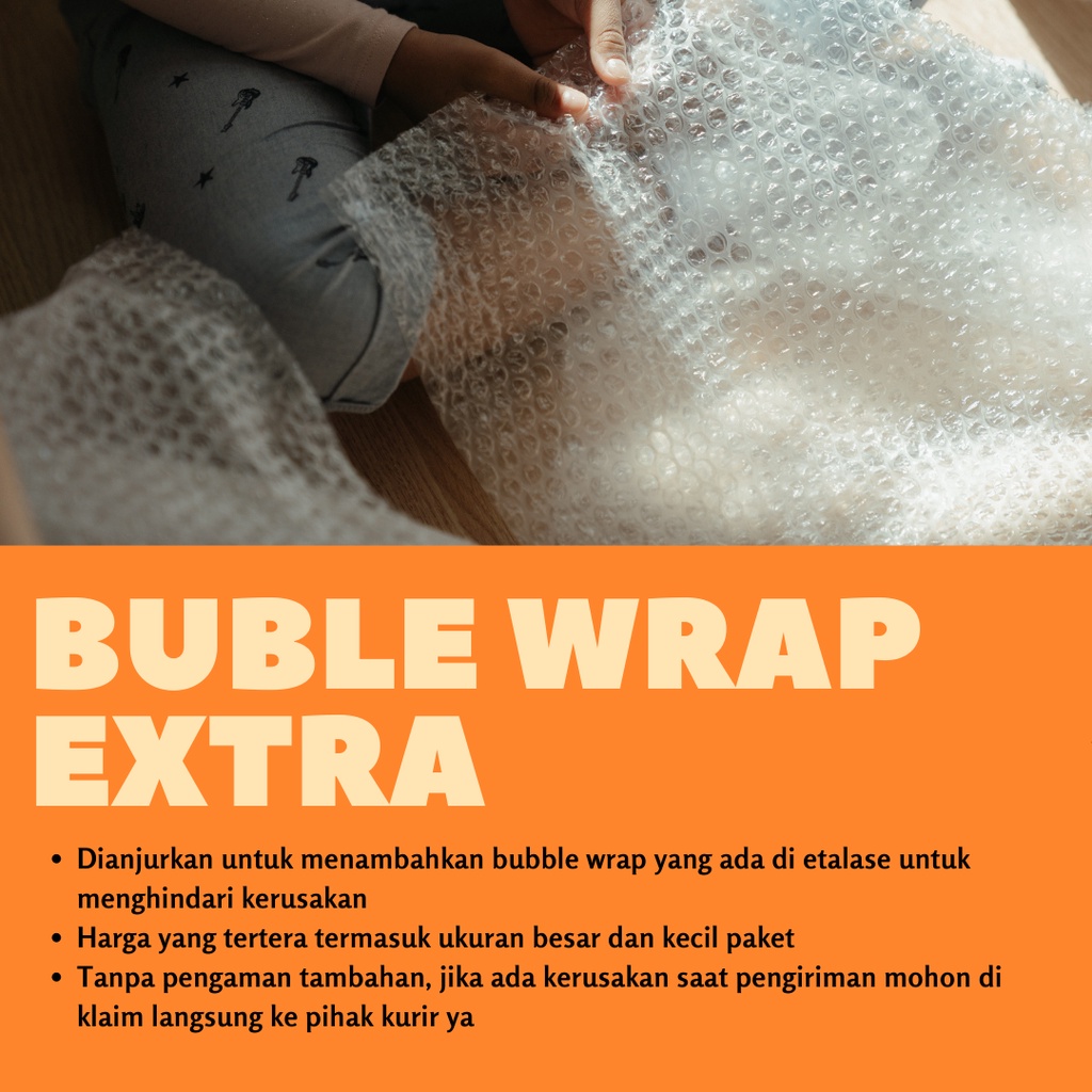 

Extra Bubble Wrap l Pengaman Ekstra
