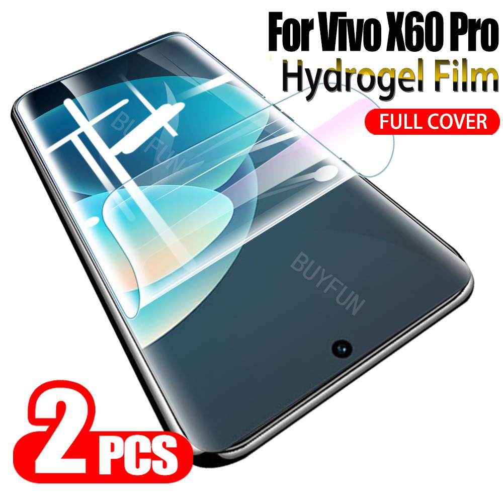 2PCS Film For VIVO iqoo 7 / iqoo u3 / iqoo u3x / iqoo neo5 / x50 pro+ / x60 pro+ / y53s / y70t / S1 / S10 Pro Hydrogel Film Screen Protector Hydrogel Protective screen film