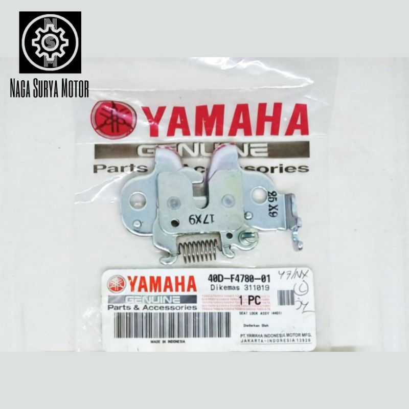 Seat lock lawan kunci jok NMax Xeon Soul GT 40D-F4780-01 ORI YGP