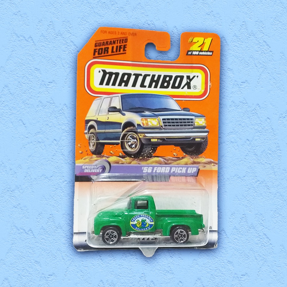 MBX Matchbox 1956 56 Ford Pick Up Pickup Green Hijau 1998 truck Cars
