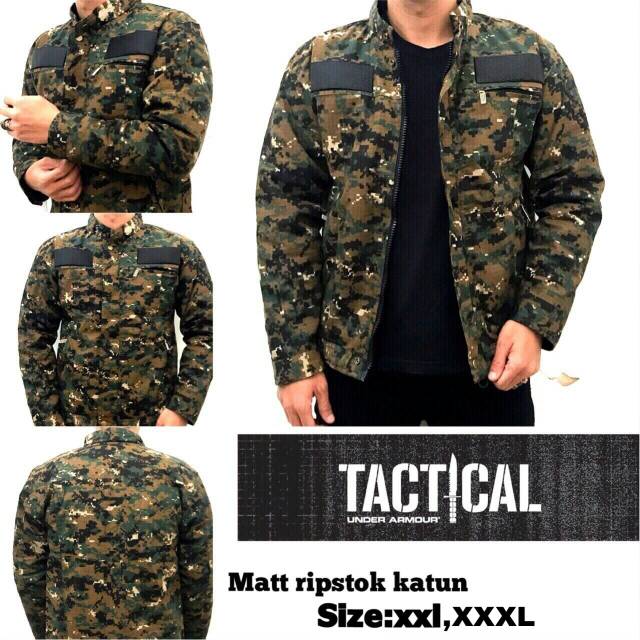 jaket camo tactical army