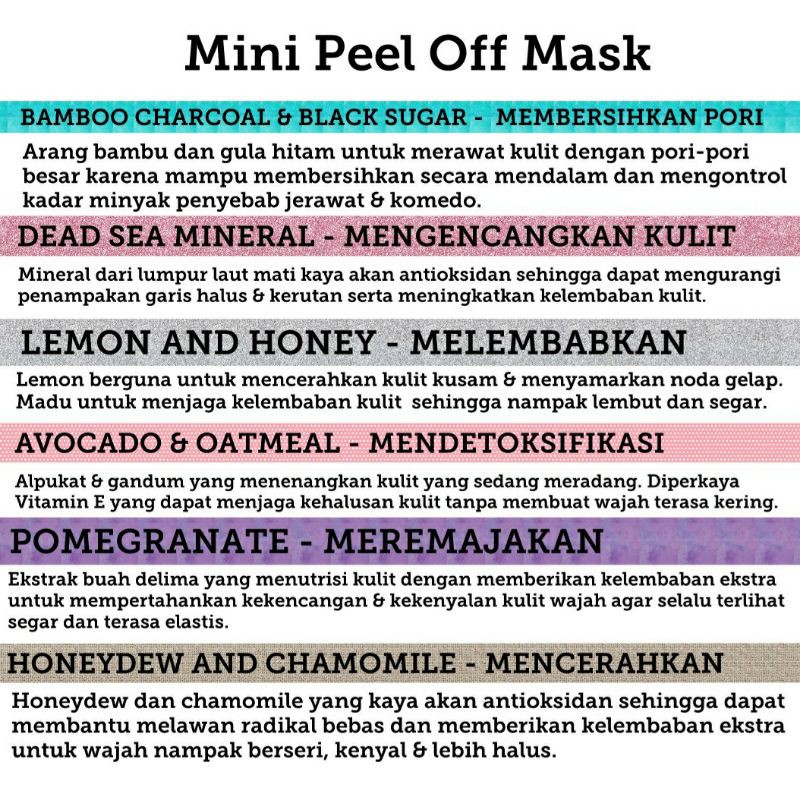 ready stock madame gie masker beauty mud icing mask mini ready peel off free hadiah
