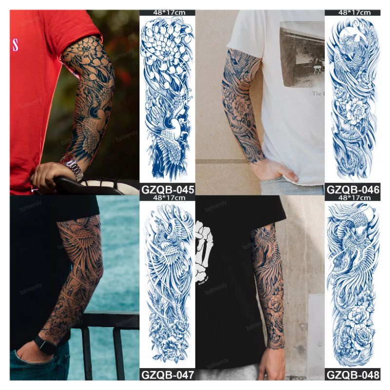 Tatto tangan terbaru Tahan 7-15 hari model GZQB