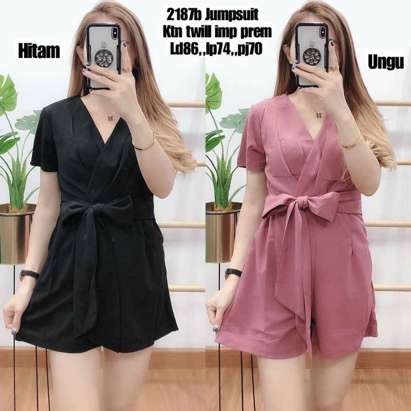 2187 Jumpsuit ktn twill imp