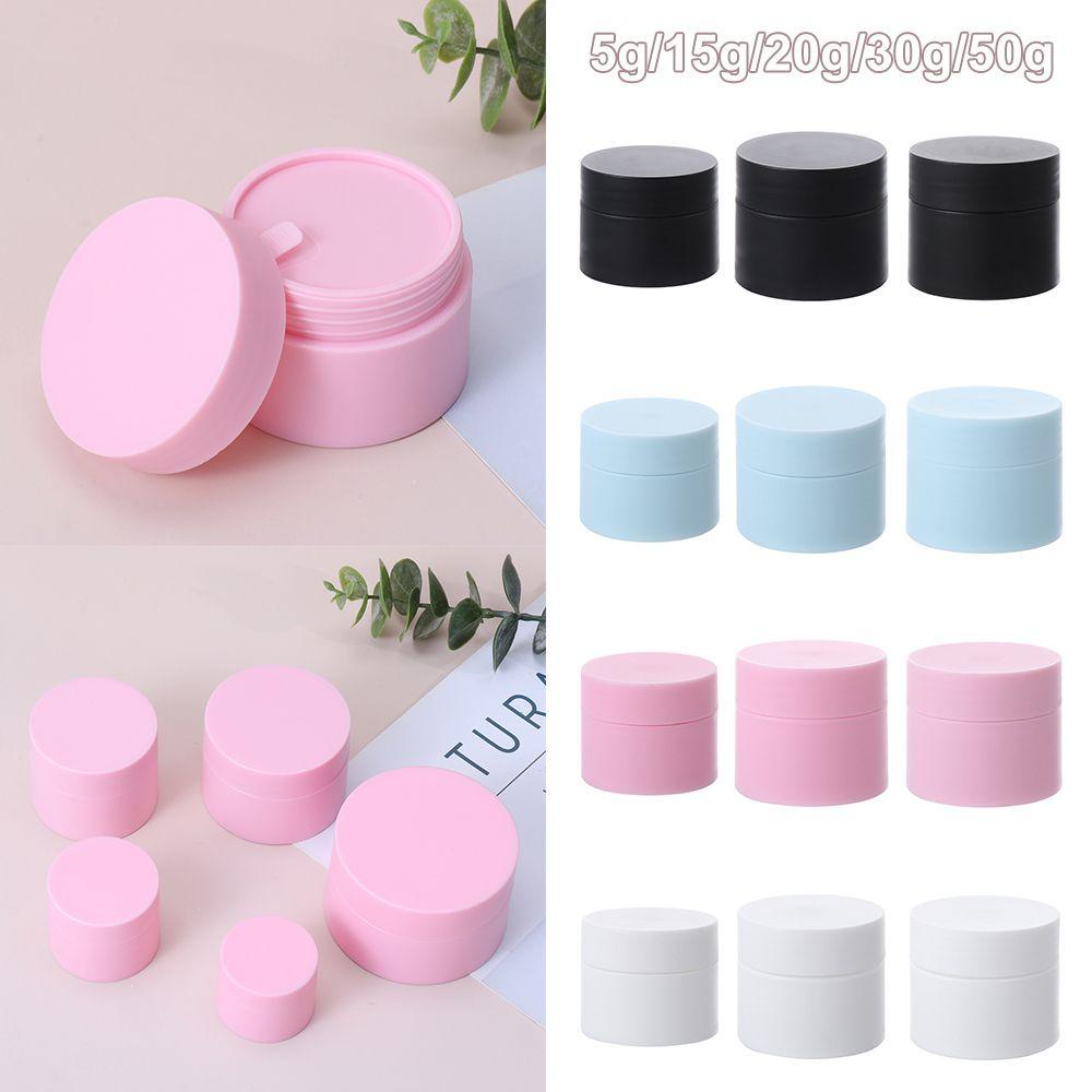 R-flower 1Pcs Toples Makeup Warna Warni Botol Isi Ulang Travel Bottle Cream Jar