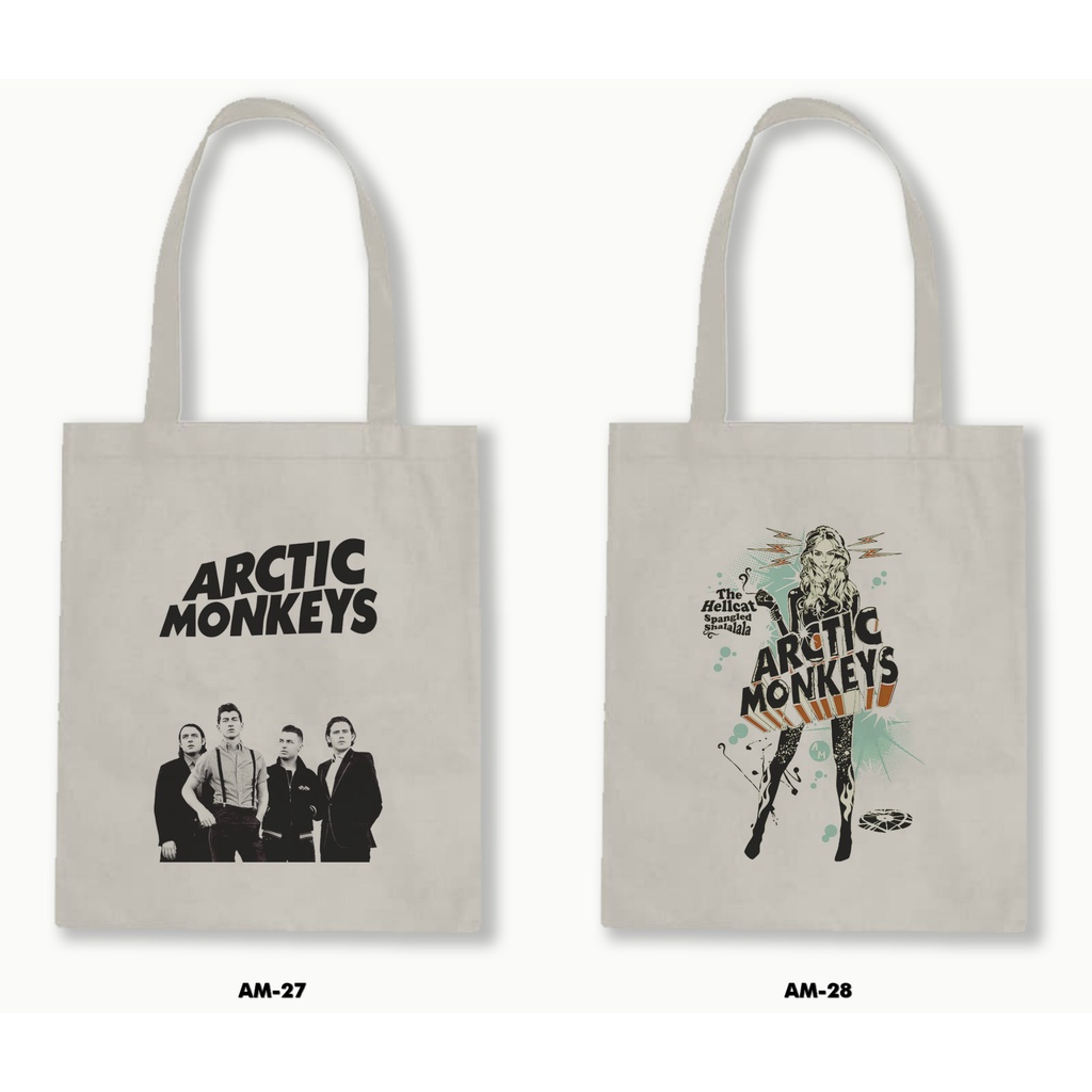 TOTE BAG RESLETING - ARCTIC MONKEYS 02