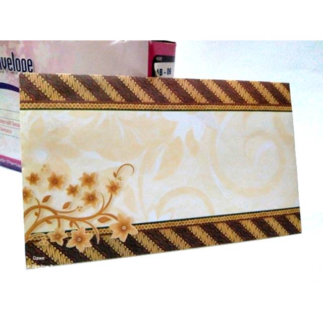 

Amplop Sumbangan / Kondangan Motif Tanpa Nama dan Perekat