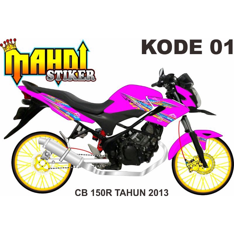 STIKER CB150R/SETRIPING CB150R/DECALSTIKER CB150R/VARIASI STIKER CB150R