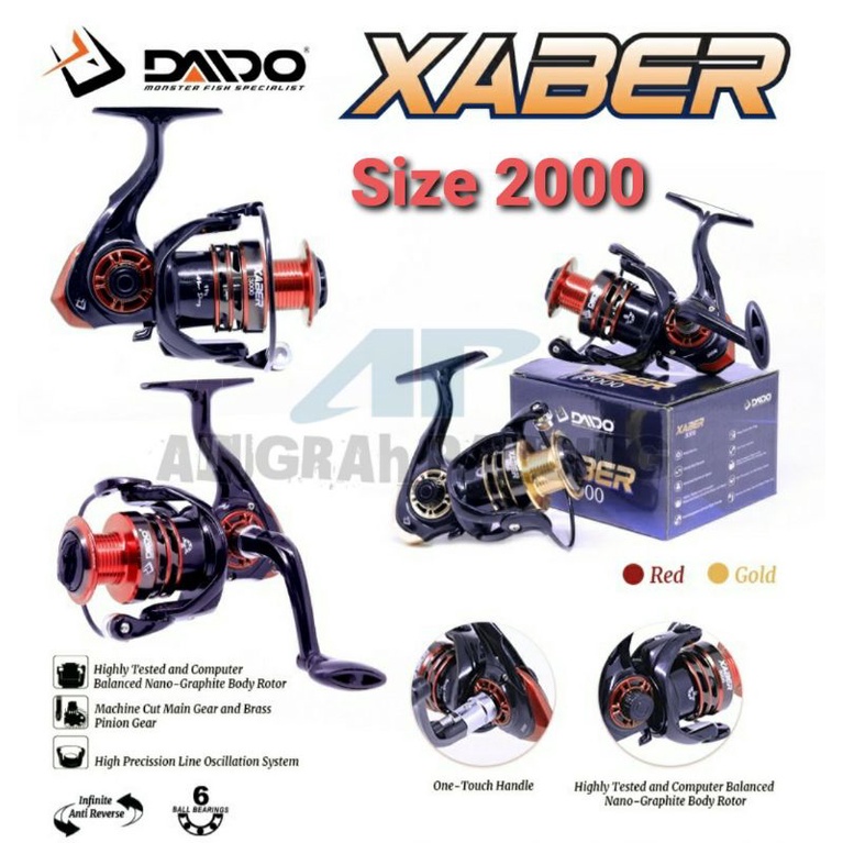 New REEL PANCING DAIDO XABER 800/1000/2000/3000 ORIGINAL
