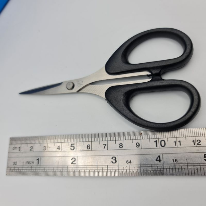 GUNTING STAINLESS STEEL TAJAM BUAT KERAJINAN TANGAN UKURAN 12CM ATAU 4.5 INCHI PER BIJI (F125)