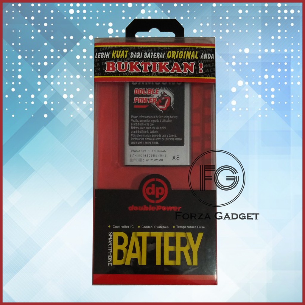 BATTERY DOUBLE POWER SAMSUNG OMNIA HD i8910 / SAMSUNG  S8500 1500MAH