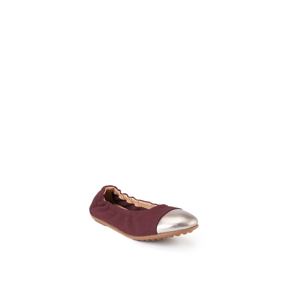 Sepatu Flat Shoes Obermain Wanita Terbaru Original O-karla Red Maroon