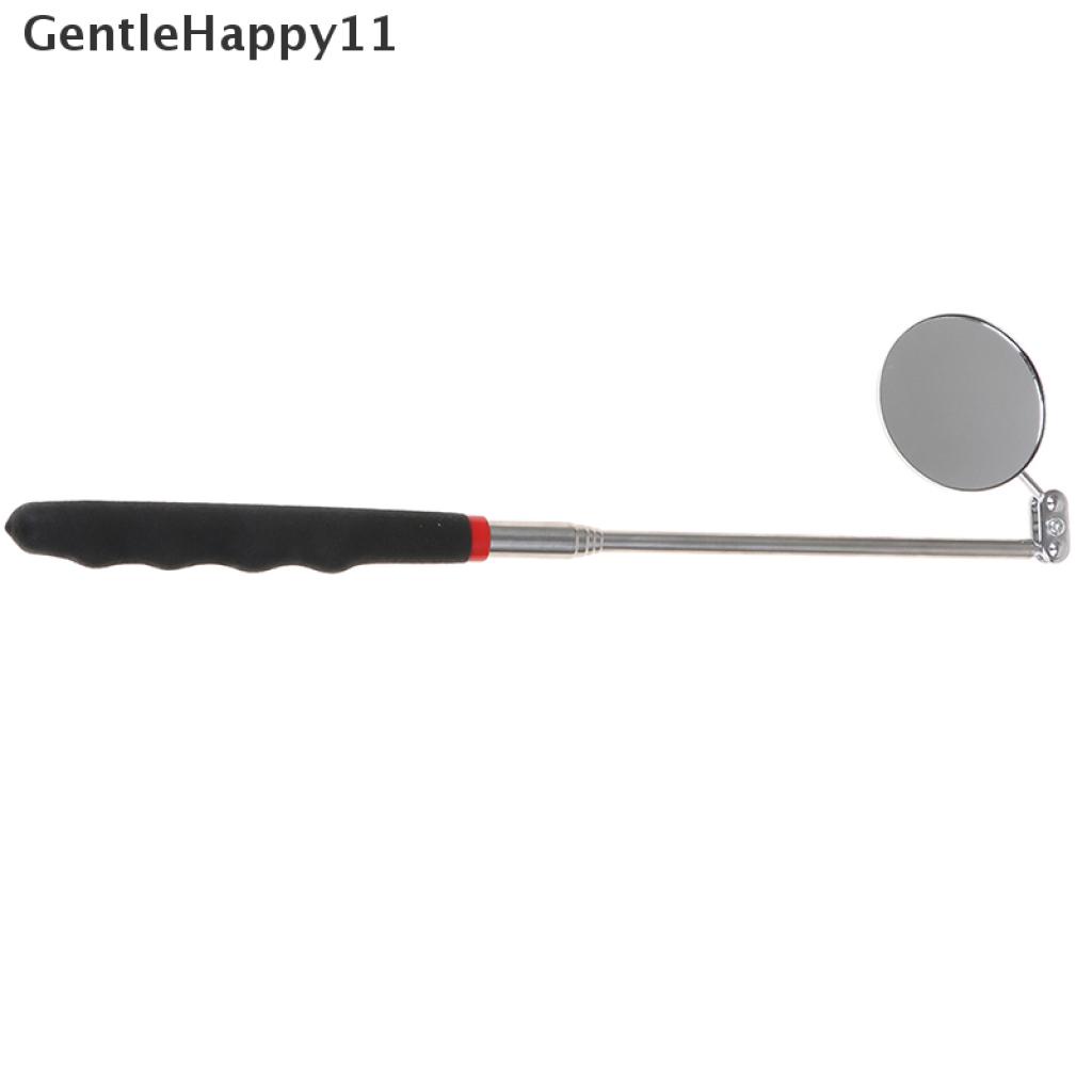 Gentlehappy 1Pc 50mm Cermin Bulat Inspeksi Lensa Deteksi Teleskopik Mobil360° Alat Perbaikan