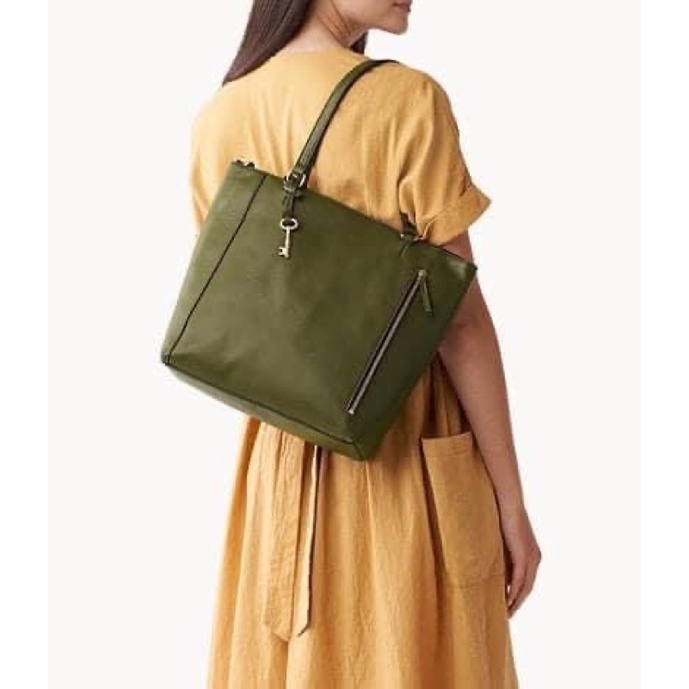 tas fossill tara shopper green ori NWT