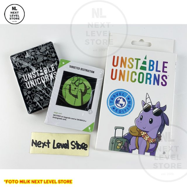 Unstable Unicorns : Travel Edition - Unicorn Board Games Card Game NEW