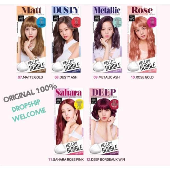MISE EN SCENE HELLO BUBBLE HAIR COLOR AMORE PACIFIC KOREA - VANILLA GOLD