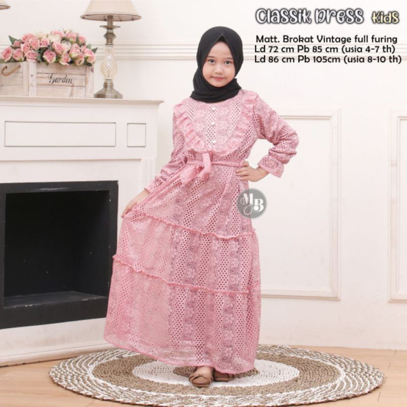 DRES ANAK CLASIK DRES MUSLIMAH ANAK