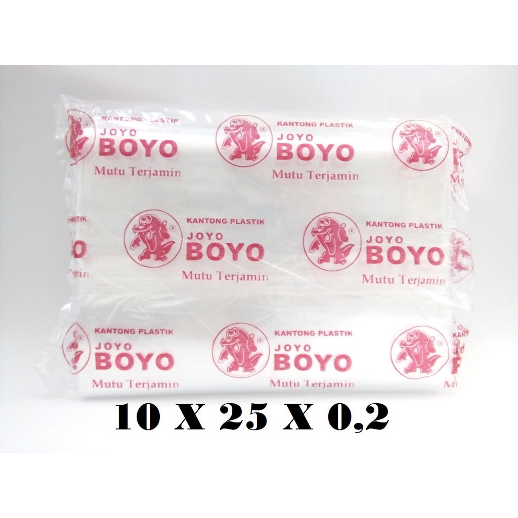KANTONG PLASTIK HDPE JOYO BOYO 10x25