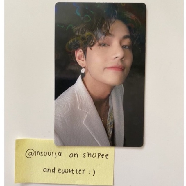 Photocard BTS be deluxe - Lucky Draw Japan Fanclub Taehyung