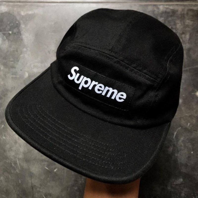 supreme camp cap black original