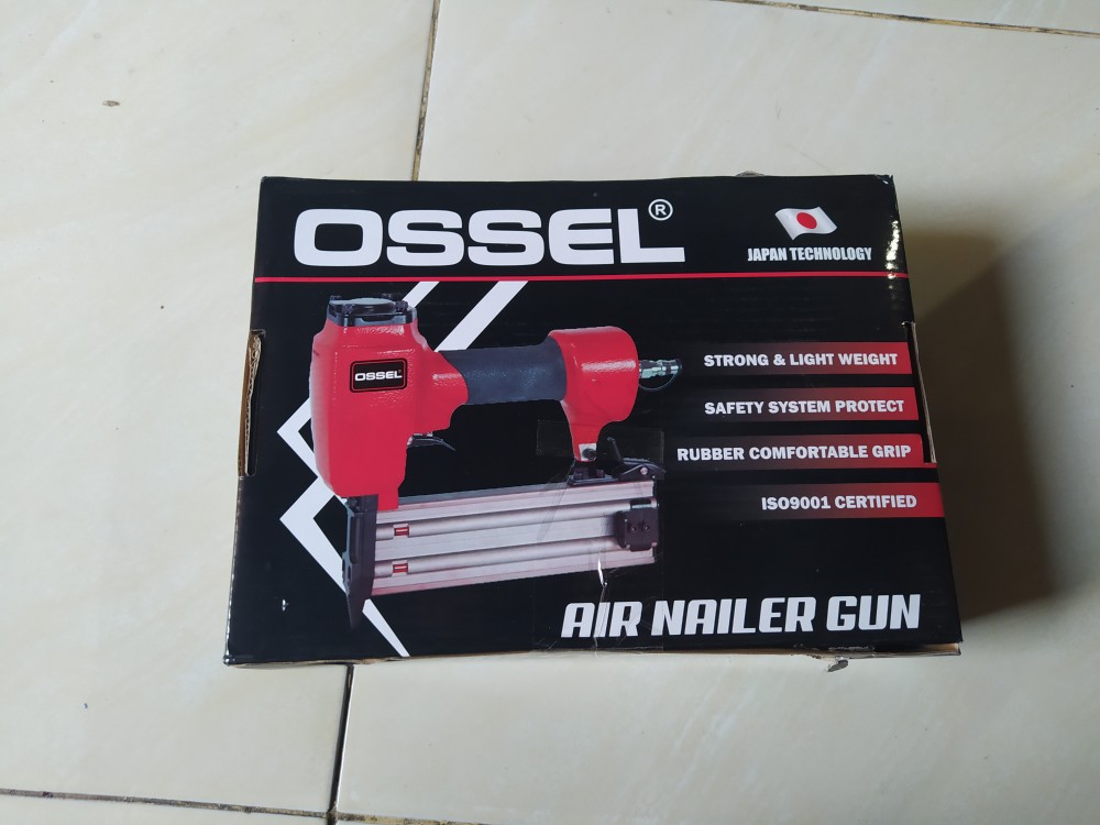 Alat Staples Tembak Alat Paku Tembak Air Nailer Gun Ossel
