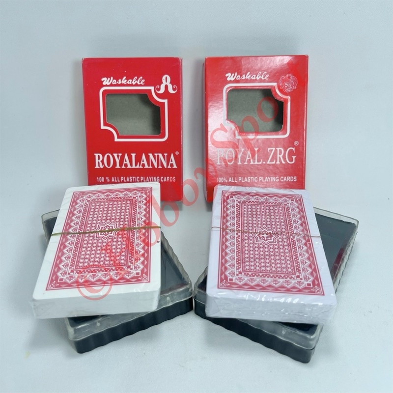 Kartu Remi RED Box Import Anti Air PVC Plastik Waterproof Poker Joker