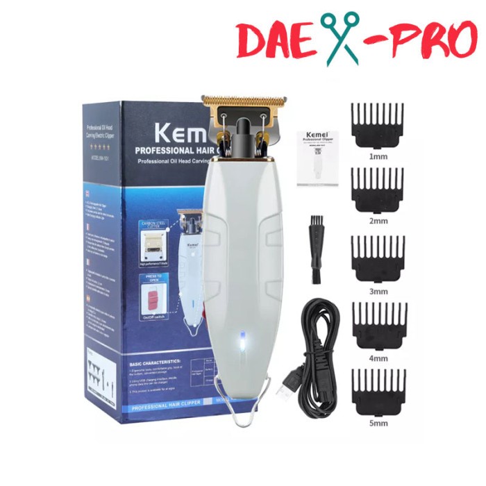HAIRCLIPPER kemei km 1931 mesin cukur rambut kemei km-1931 detailer