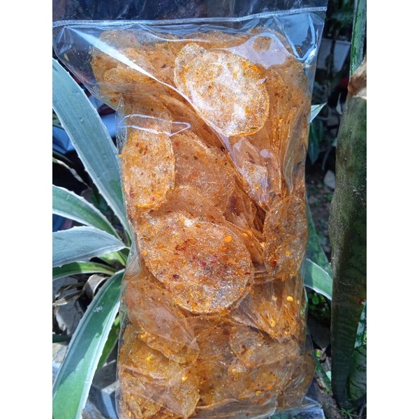 

kripik kaca daun jeruk/kripca pedas/kripca ori 250 gr