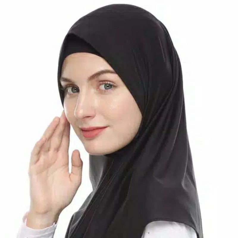 Unnaku Hijab Sport Medium Non Pet Jilbab Olahraga Syar'i