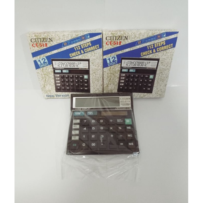 

KALKULATOR, KALKULATOR CITIZEN, CT-512 / 12 DIGIT (160 P)