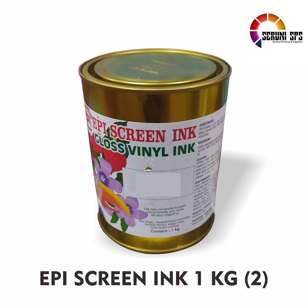 Vinyl Epi Screen Ink / Cat PVC (Oil Base) - Sablon / Kuas 1 KG - Seri Warna 2