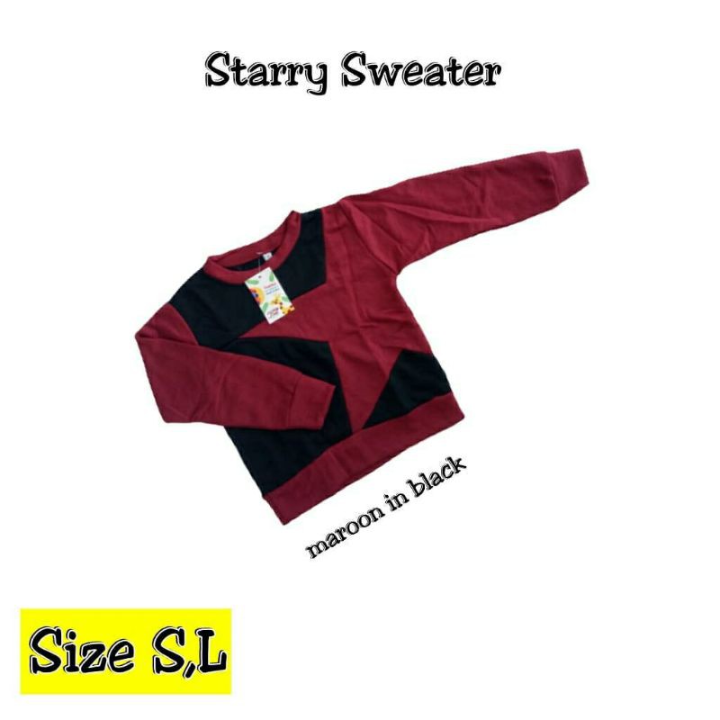 Starry sweater anak 1-5 tahun GUDANG.CLODI