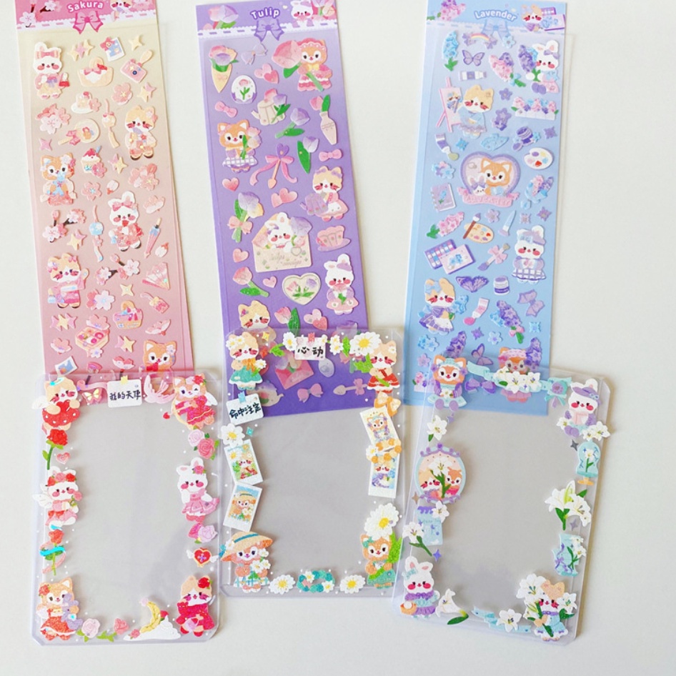 

Sticker Pack Deco Photocard Aesthetic Motif Linabell NEW - SD07