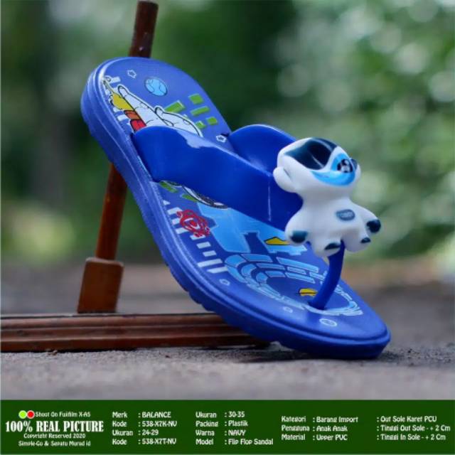 Sandal anak tobot balance 538 - sandal jepit anak laki laki