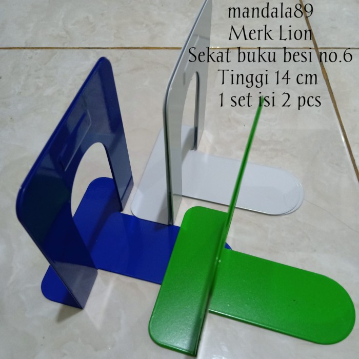 

Promo Bulan Ini Pembatas Buku - Sekat Buku Besi No.6 @2 Pcs Merk Lion Trendi