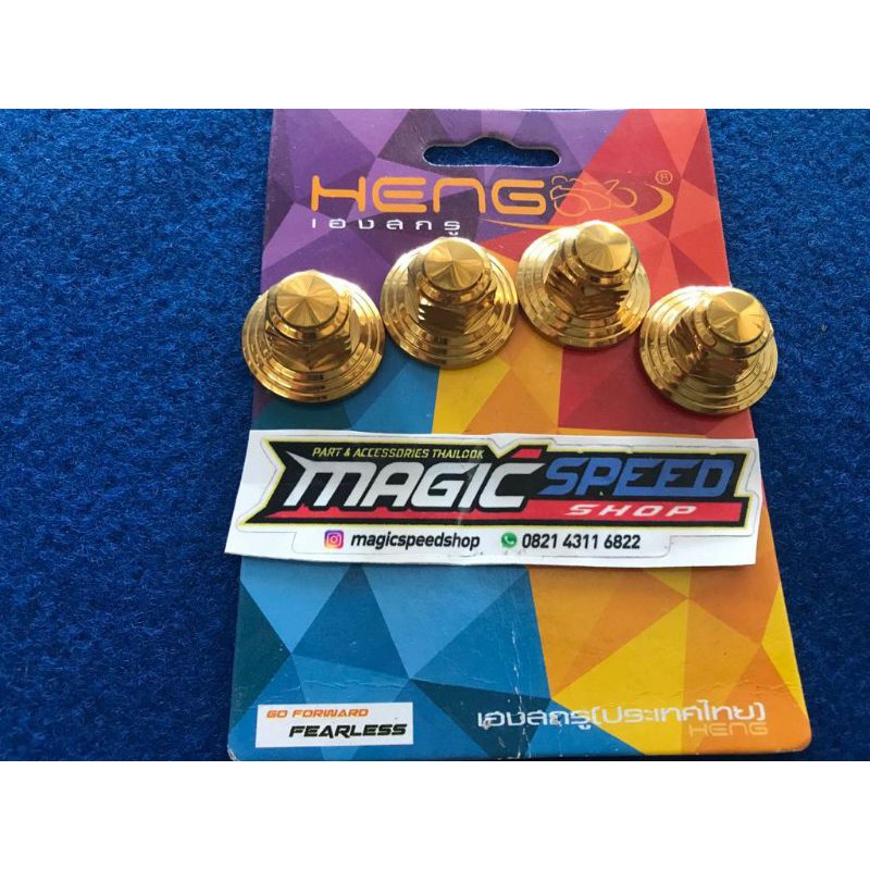 mur shock belakang topi probolt gear M10 drat 14 wave 125, rx king heng thailand