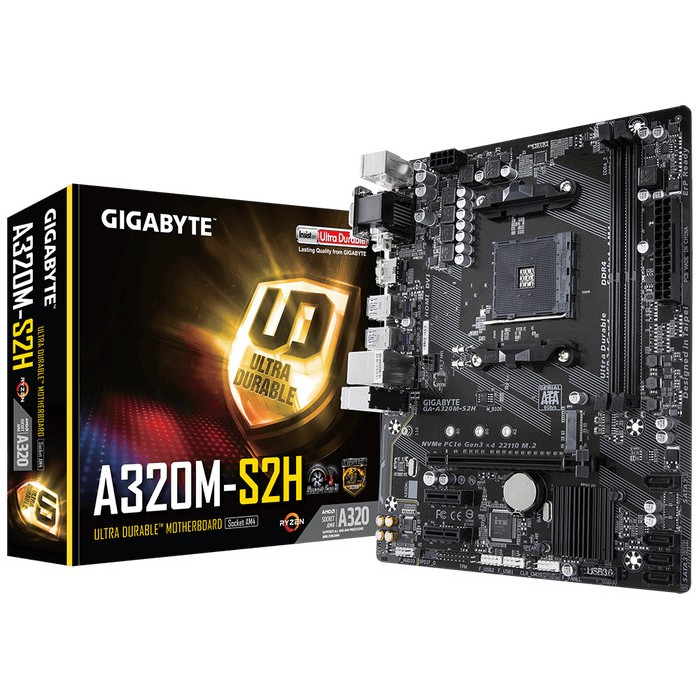 MB GIGABYTE GA A320M-S2H AMD AM4