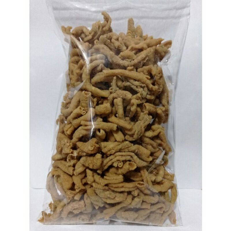 

[TERMURAH] Keripik usus ayam 500gr (1/2kg) camilan kripsus