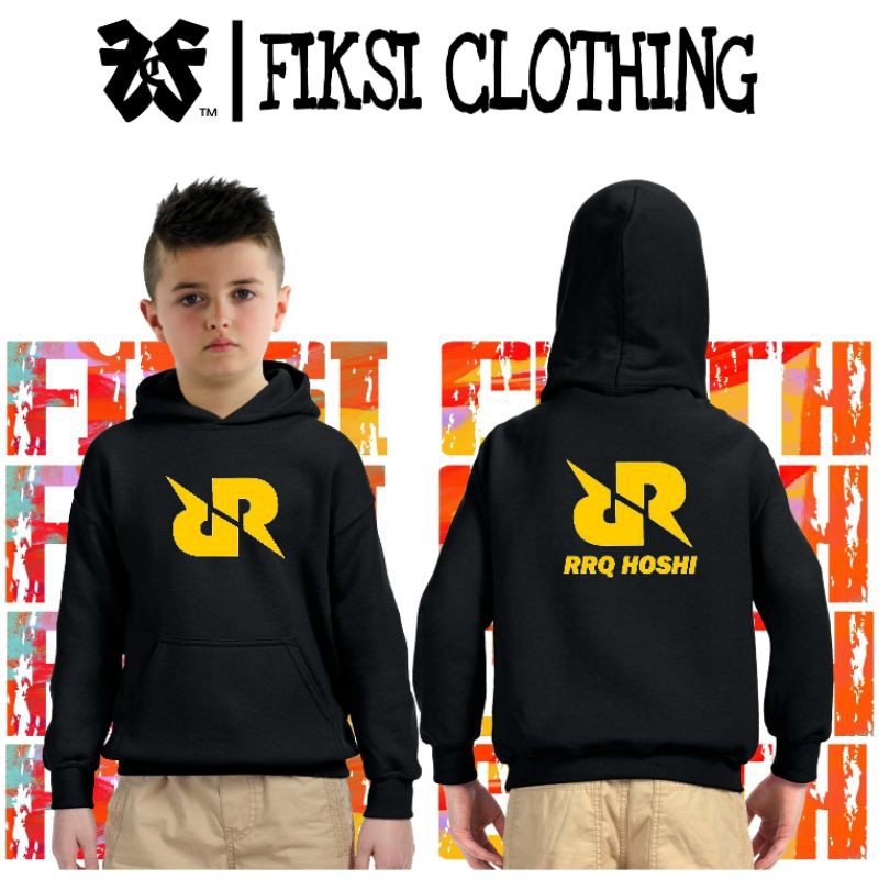 Jaket Sweater Hoodie Anak RRQ Hoshi Esports - Fiksi Clothing