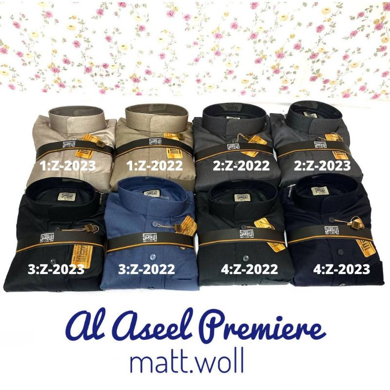 Jubah Pria Gamis Al Aseel Woll Non Manset dan Manset Termurah